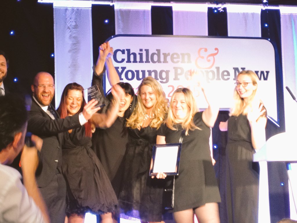 Catch22's tweet image. WINNERS! so proud our partnership work has been recognised by #CYPnowAwards