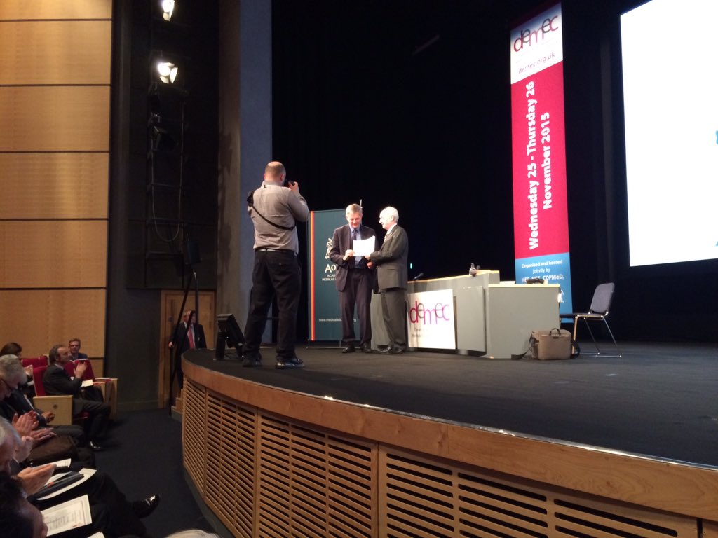 wendyburn's tweet image. Home and unpacked. Best bit of  #DEMEC2015? My husband @WilliamHRamsden getting a Fellowship from @MedicalEducator