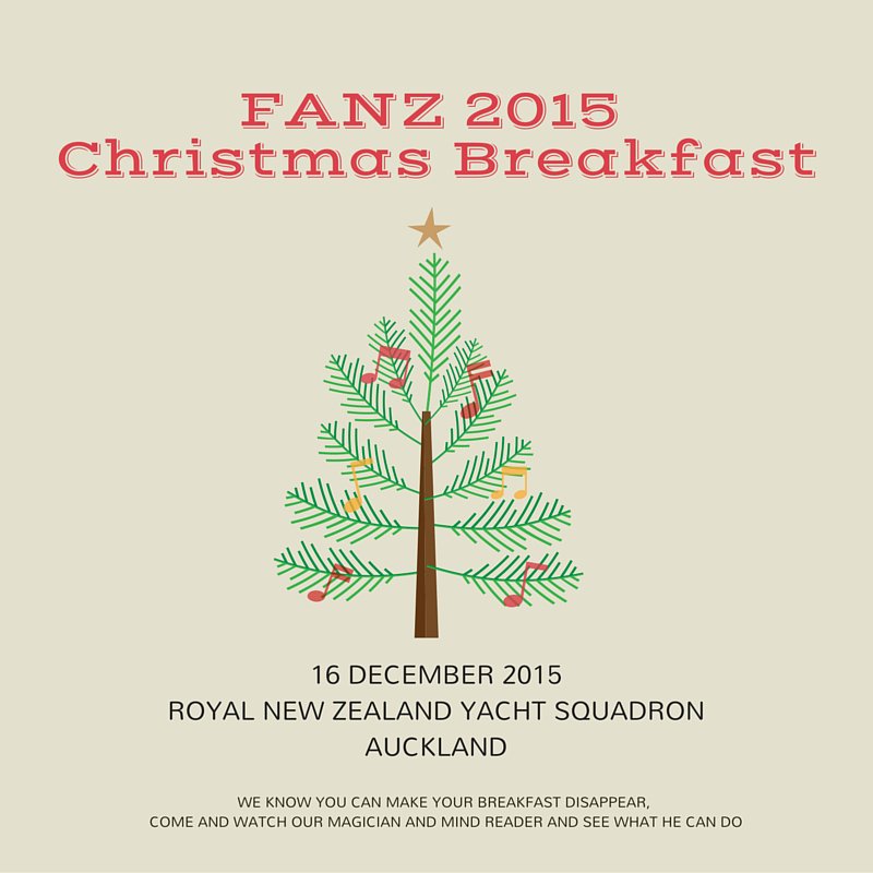 Next up is FANZ Christmas breakfast, our last event of 2015!
Register here: bit.ly/1IkBHAL