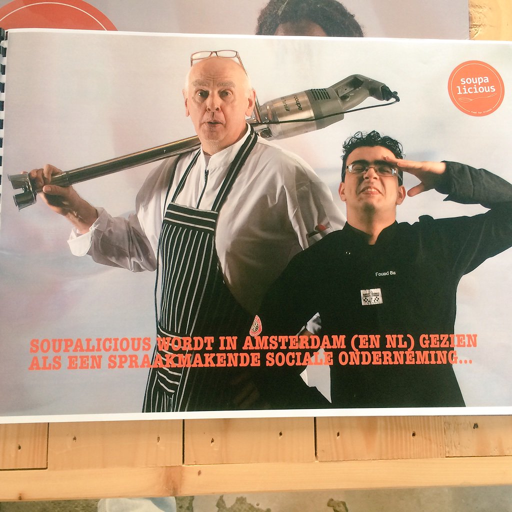 arneflantua's tweet photo. Was inspireerde ontmoeting @soupaliciousnl misschien iets samen ondernemen @milcoaarts @ColourKitchen https://t.co/ldfszvh49R