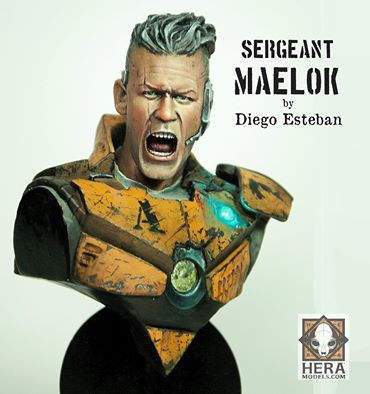 Let us present to you Sergeant Maelok, the second HeraModels figure!