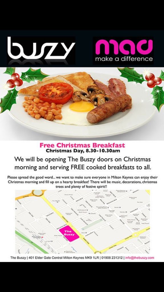 @HoH_MK <a href="/MKYMCA/">YMCA Milton Keynes</a> hello :) please spread the word we will be open Xmas morning serving cooked breakfasts to all