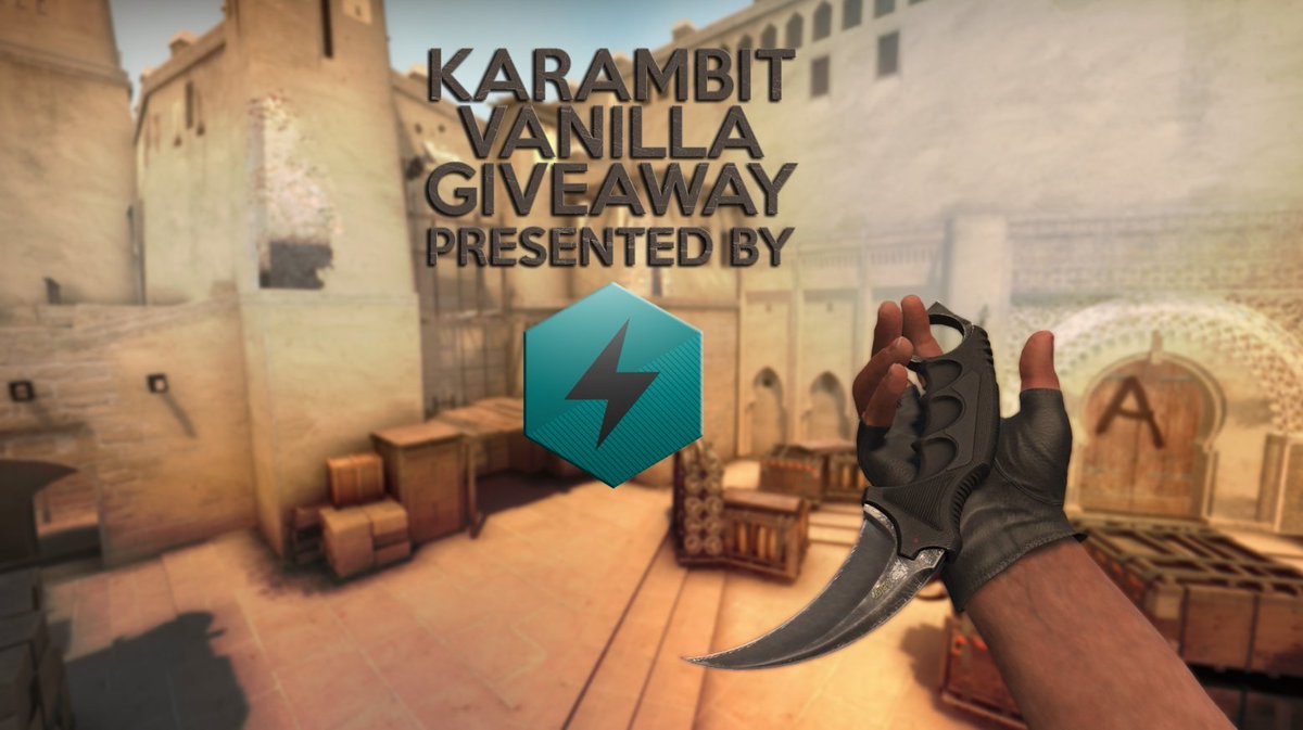 playcsblitz's tweet photo. ★ GIVEAWAY TIME! ★ Karambit Vanilla ★  RT and Follow to enter! - Also, check our new table @ https://t.co/IBzZ49m3s3 https://t.co/voVkMTf99M