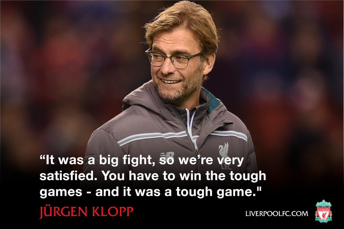 LFC's tweet image. Jürgen Klopp declares himself delighted at #LFC's qualification from Europa League Group B lfc.tv/A7DE