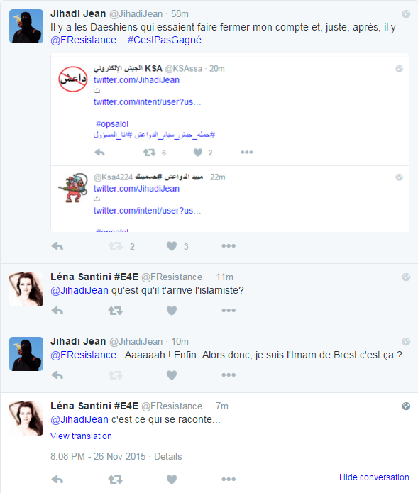 JihadiJean's tweet photo. Madame, Monsieur,
La militante du FN. Sous vos applaudissements ;) https://t.co/rIm4Z1i29x