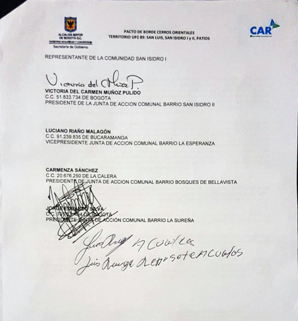 GobiernoBTA's tweet photo. Cumplimiento a Sentencia del Concejo de Estado sobre Cerros Orientales #PactoDeBorde https://t.co/prrphE3sBm https://t.co/ppVyZ836Ea