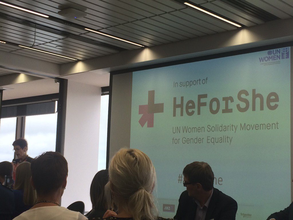 Proud to be at the HeForShe NZ launch