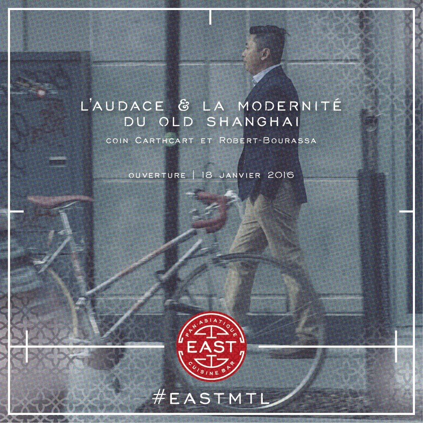 eastMTL's tweet photo. L'audace et la modernité du Old-Shanghai... Une expérience culinaire qui vous attend dès le 18 janvier. #EASTmtl https://t.co/p9PnSdcS8z