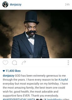 Happy 33rd birthday Don Jazzy...  