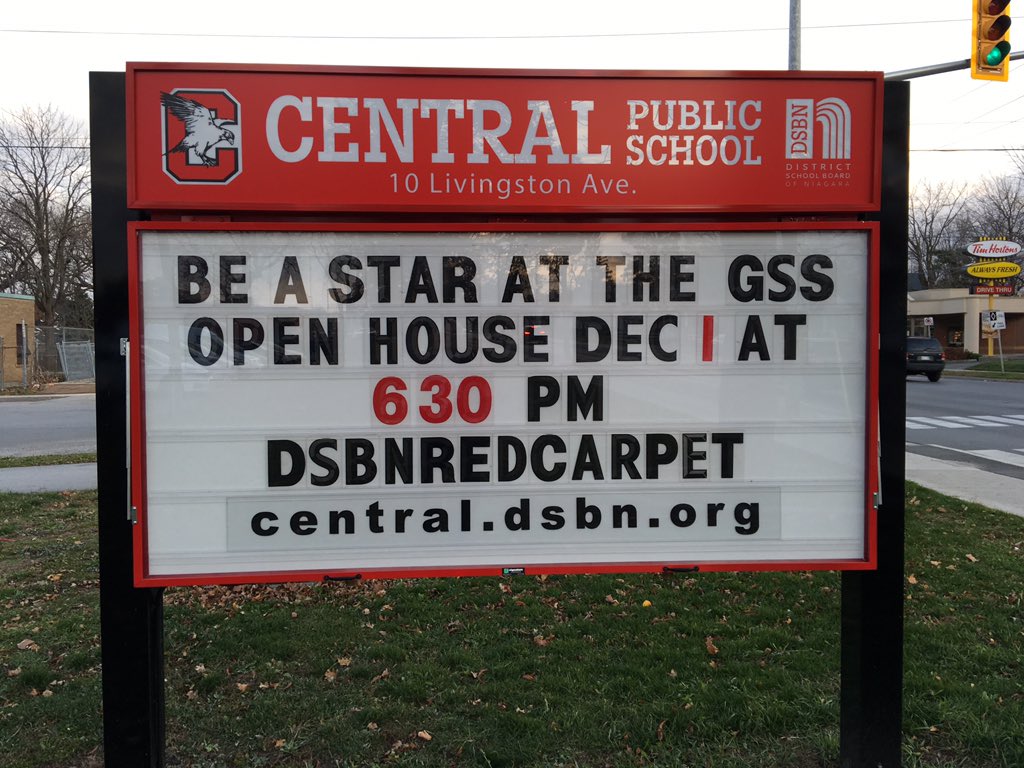 C-Hawks, visit the GSS Open House December 1st to be treated like a star ⭐️ ⭐️ <a href="/FIecoleCentral/">Central French Immersion Public School</a> <a href="/dsbn/">District School Board of Niagara</a> #DSBNRedCarpet