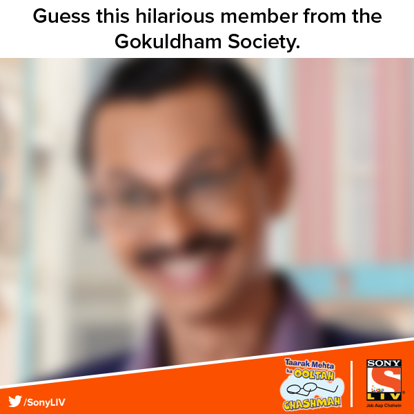 SonyLIV's tweet photo. Name this hilarious member from the Gokuldham Society.#TMOKC https://t.co/yansChUpjG
