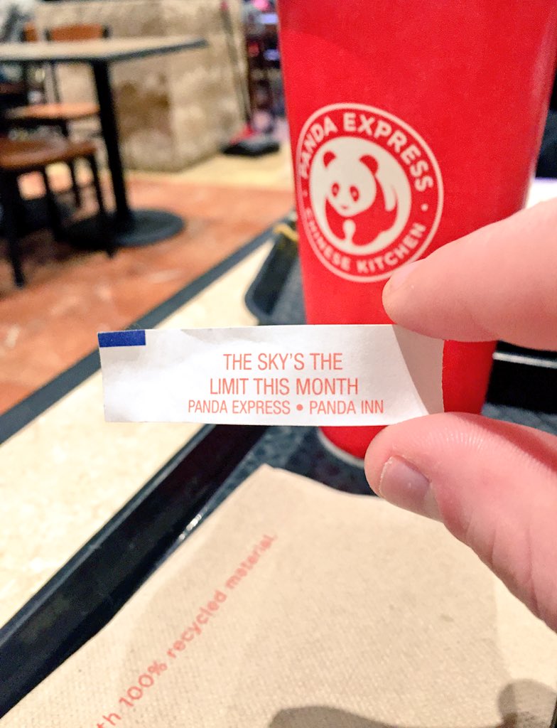 Well next month's gonna suck...