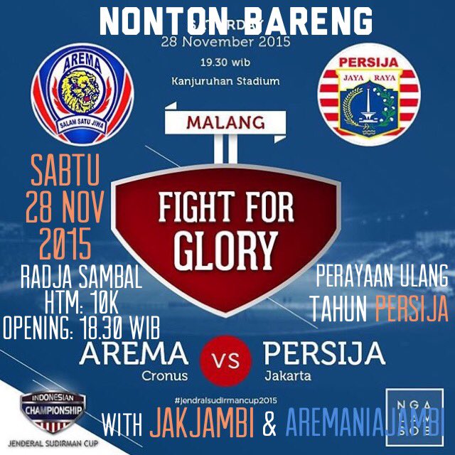 Nonton Bareng | Sabtu, 28 november pukul : 18:30 wib | at radja sambal | Htm : 10rb (soft drink) | cc <a href="/JakOnline/">JakOnline</a>