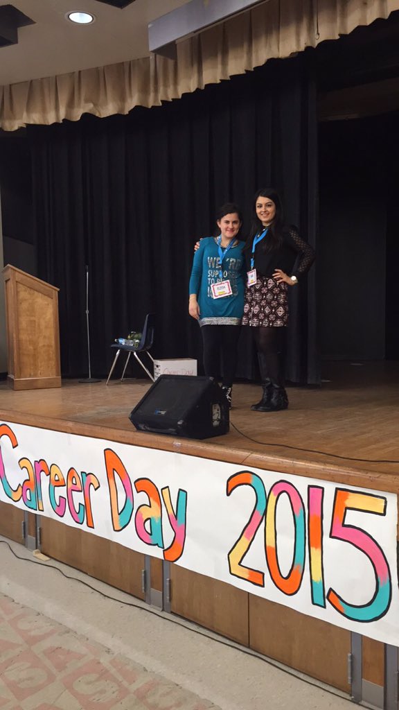 NAPwindsor's tweet image. The amazing MCs for Career Day 2015, Rand Yacoub and Elissa Abboud #w5 @wwwwiw_org #NAPprogram @ElissaAbboud2