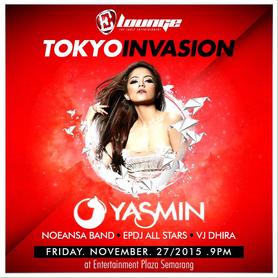 "Tokyo Invasion" w/ <a href="/DJ_Yasmin/">Fahria Yasmin Baladraf</a> | tonight at <a href="/ELoungeSMG/">E-Lounge</a> <a href="/EPlazaSMG/">E-Plaza</a> 👘🎉