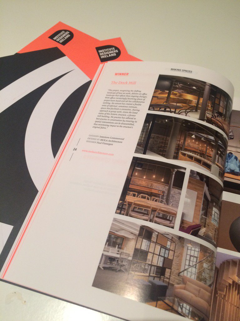 lucylu_clarke's tweet photo. Winner! 🎉 Commercial interiors for Dock Mill - Super proud &amp; huge congrats to @designpal &amp; @MOLA_Arch  #IDIAWARDS https://t.co/66NfJQhFYQ