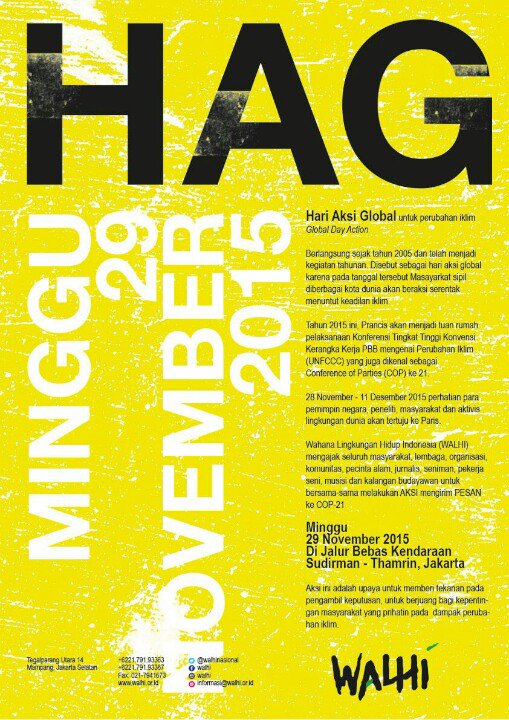 MARI BERGABUNG !!! Aksi serempak sedunia untuk perubahan iklim. #ClimateJustice #Indonesia