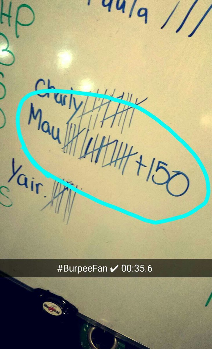 elXfitero's tweet photo. 210 burpees. 💪 ✔✔ #BurpeeFan #HechoEnLegión #DóndeMás #PsWe #LegiónRifa #Crossfit #NoPainNoGain #ILoveBurpees 😏 https://t.co/S3KBFjZEXu