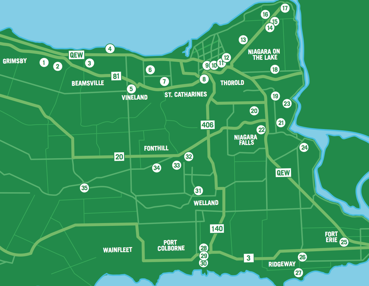 Sneak peek: Working on the #localsguide to the regional road trip for the culinary traveller to #Niagara