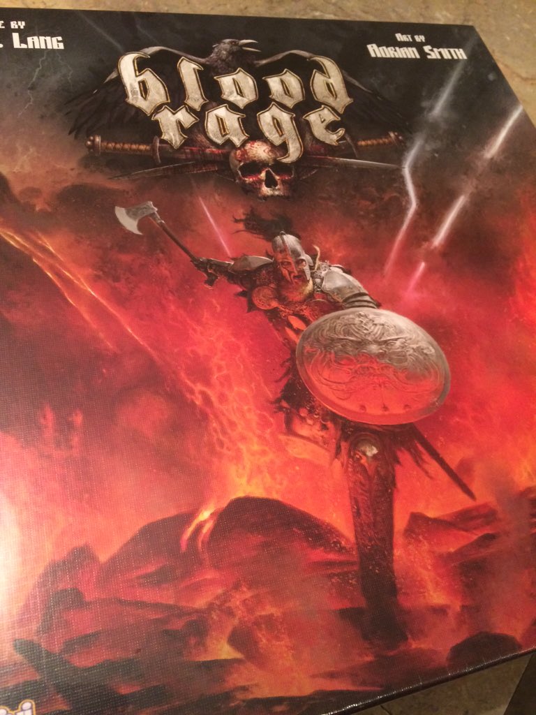 Bientôt à l'essaie, trop hâte!
Soon to be tested, can't wait!
#j2s #boardgame #BloodRage <a href="/eric_lang/">Eric Lang (@ericlang .bsky.social)</a> <a href="/coolmini_or_not/">CoolMiniOrNot</a>