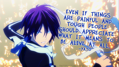 zetalyc's tweet photo. #Sharequote Noragami #Ginko https://t.co/fAy67sog6N