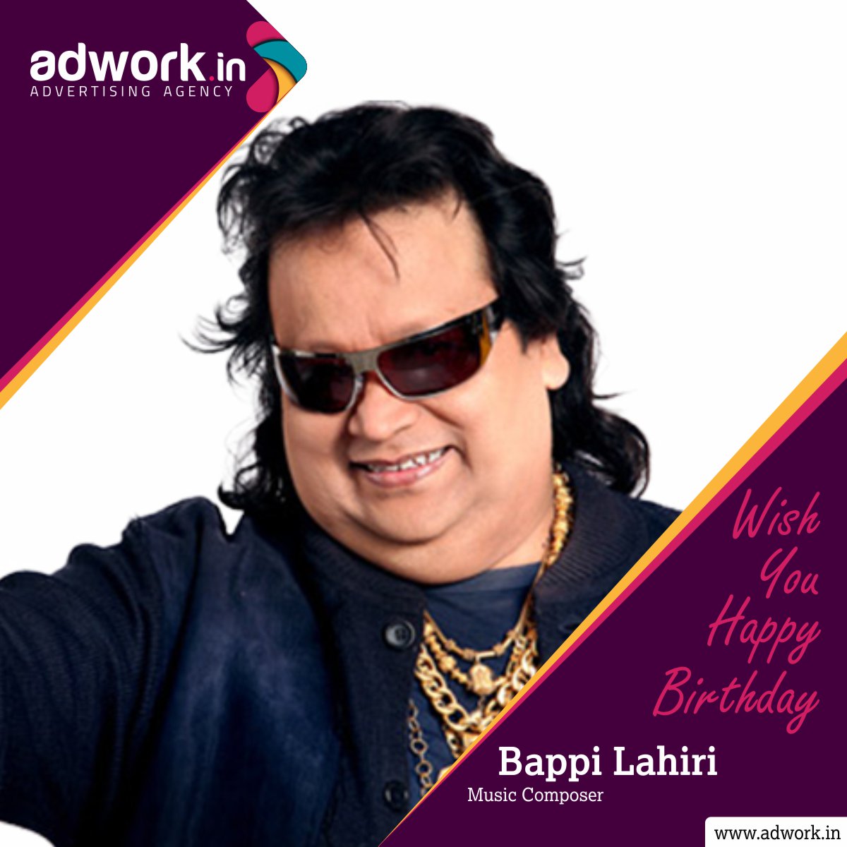 Wish you happy birthday Bappi Lahiri,  Visit on 