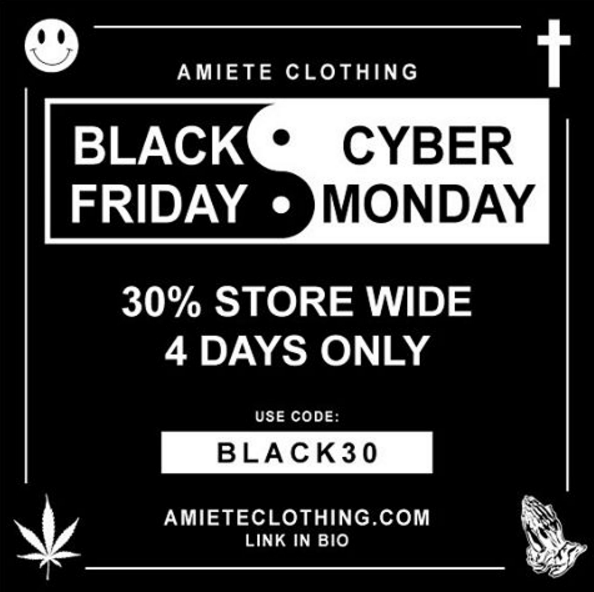 Amiete's tweet photo. #BLACK FRIDAY > #CYBERMONDAY #SALE https://t.co/meNMZU1buA
