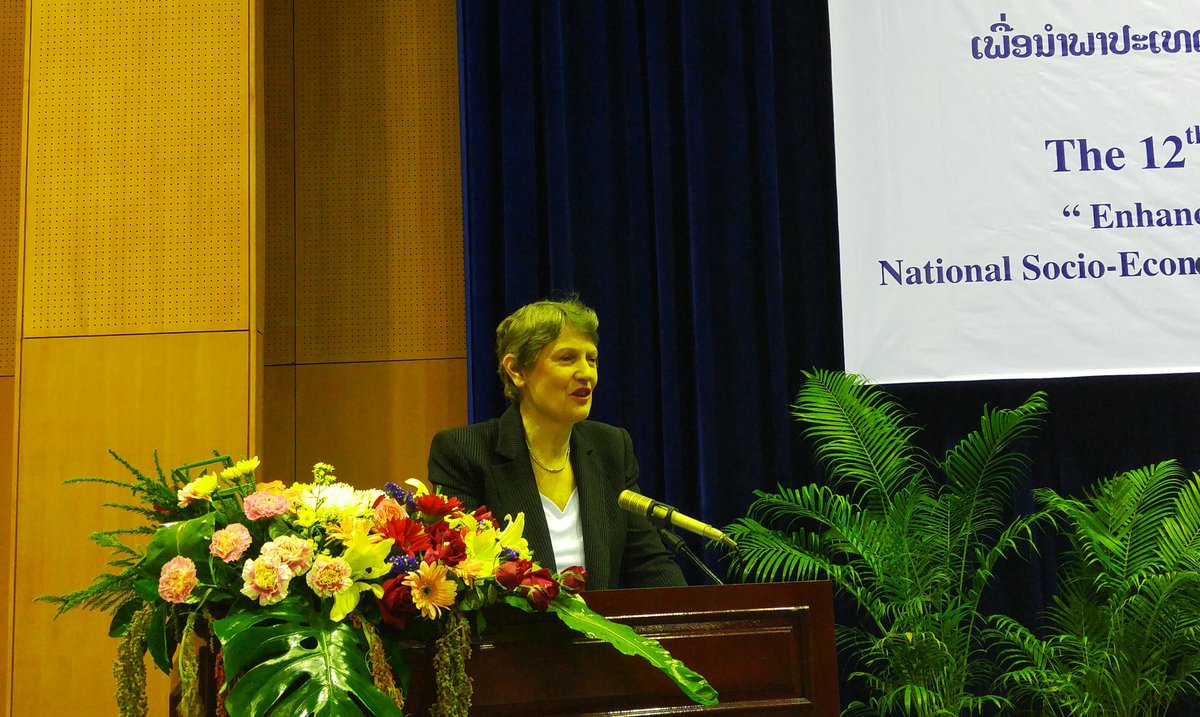 unwomenasia's tweet photo. #Laos has made great achievements in relation to #MDGs incl #GenderEquality- @HelenClarkUNDP #RTM2015 @uninlaopdr https://t.co/8lhr7k30fO