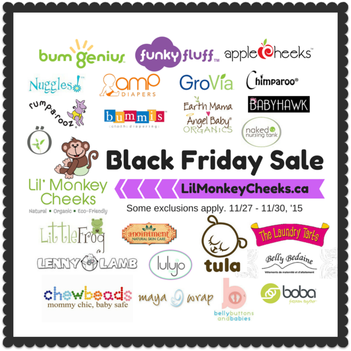 LilMonkeyCheeks's tweet photo. Our #BlackFriday sale is now live! Happy Shopping at https://t.co/XQmUDDuEeC! https://t.co/5hML42Q4PR