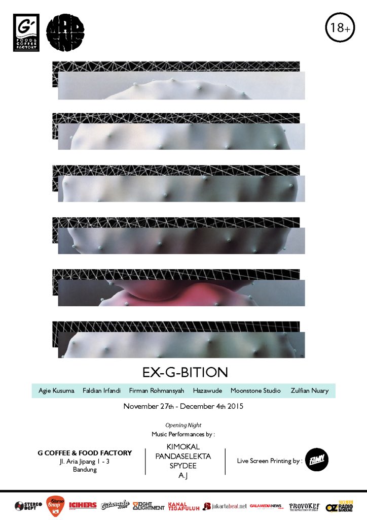 Yuk merapat hari ini ke <a href="/GFoodCoffeeFact/">GFoodCoffeeFactory</a> bakal ada opening night Ex-G-Bition