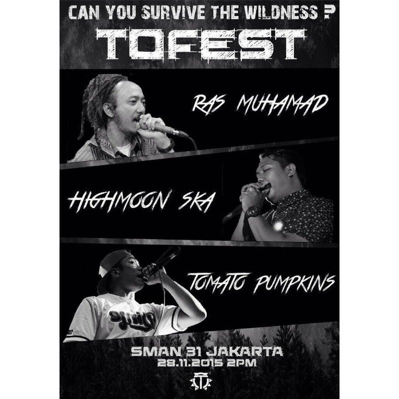 H-1 menuju <a href="/TOFEST31/">Thirty One Festival</a> at SMAN 31 JKT | 12.00wib | presale 25k ots 30k. Geg ready guys!!!