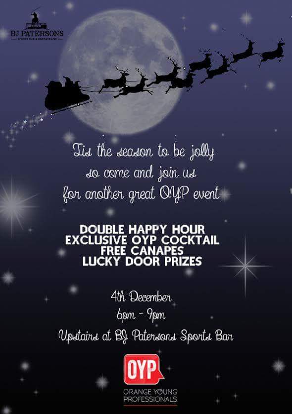 OrangeNSWYP's tweet photo. It's staring to look a lot like Christmas! Join us for the OYP Christmas party, 4 December at BJ Patersons! https://t.co/BY9HZ2Dzhu