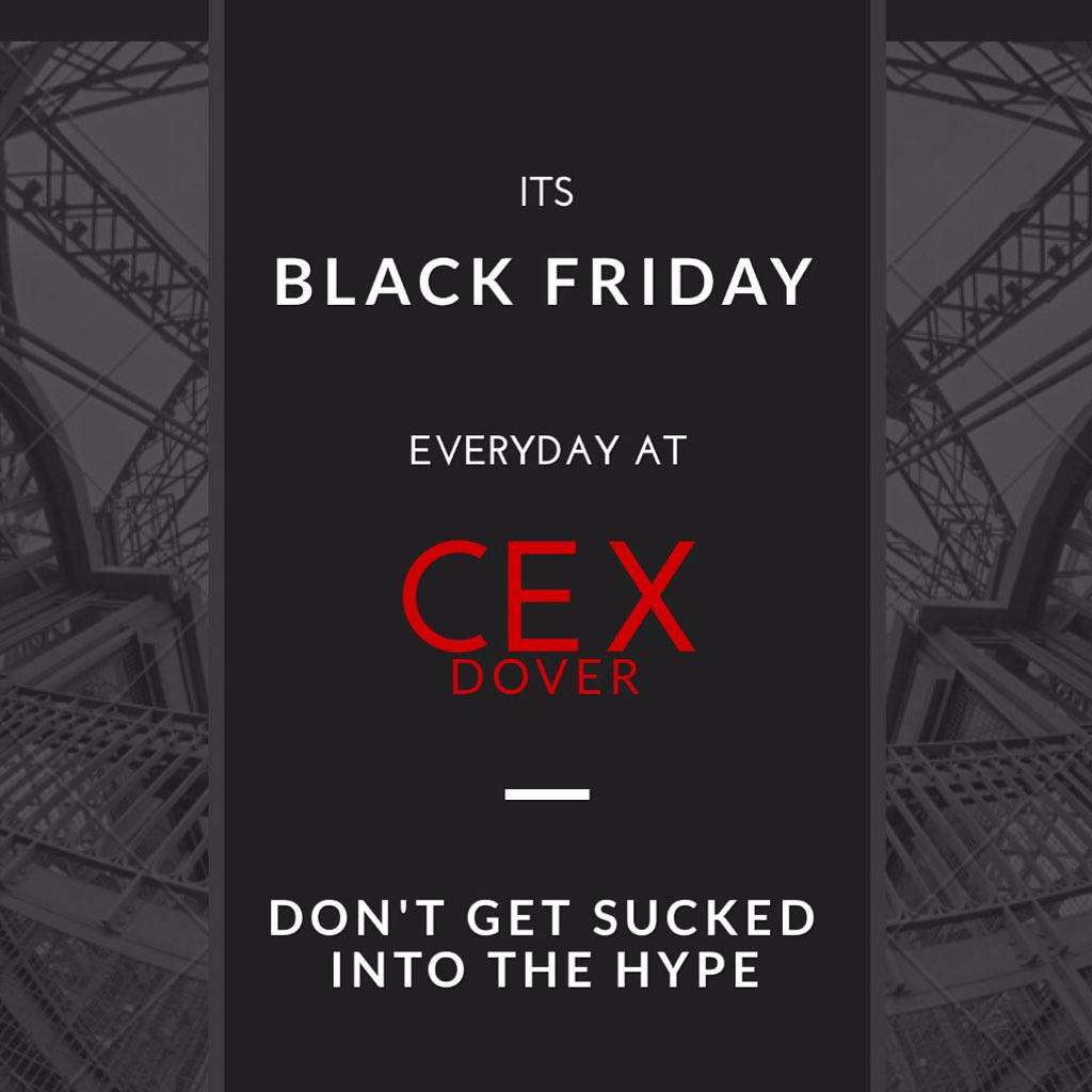 CEXDover's tweet photo. Can't decide on a #blackfriday #deal It's always a bargain @cexdover. 24 months #warranty #free with every purchase https://t.co/oKQ0jlpncY
