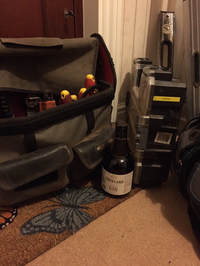 A toolkit essential or a nice gift from a happy customer #cruxland #gin