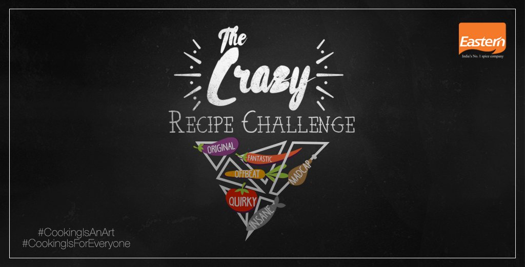 eastern_in's tweet photo. Come up with an original whacky #recipes &amp; win exciting gifts! #CookingIsAnArt
#CookingIsForEveryone #Contestalert https://t.co/60gAI8SL82