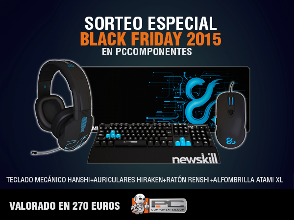 pccomponentes's tweet photo. Gogogo! Sorteo de Pack gaming entre los que Follow a @newskill_ES y comentéis con #BlackFridayPcComponentes RT! https://t.co/6Nc4DkgY97