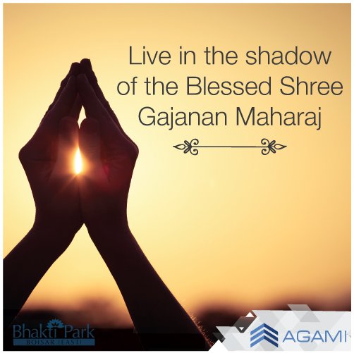 AgamiRealty's tweet photo. Bhakti park is located in the vicinity of The Shree Gajanan Maharaj temple. https://t.co/J8fdxGOu5n