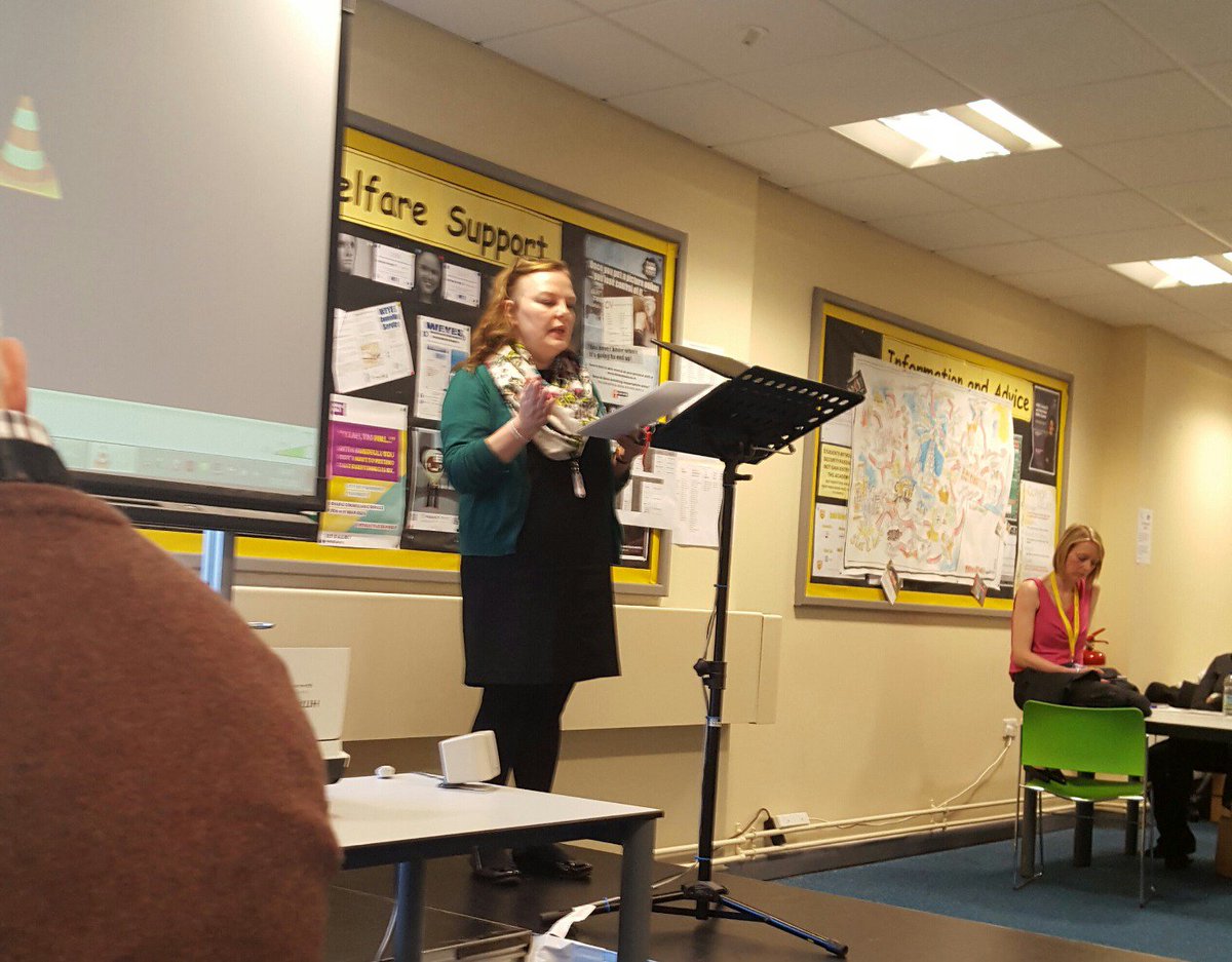 madencl's tweet photo. "Educating young people about stress is very important." Debbie Roddam, @WeyesCNE #weMADEadifferenceNcl https://t.co/xkyStLyx3H