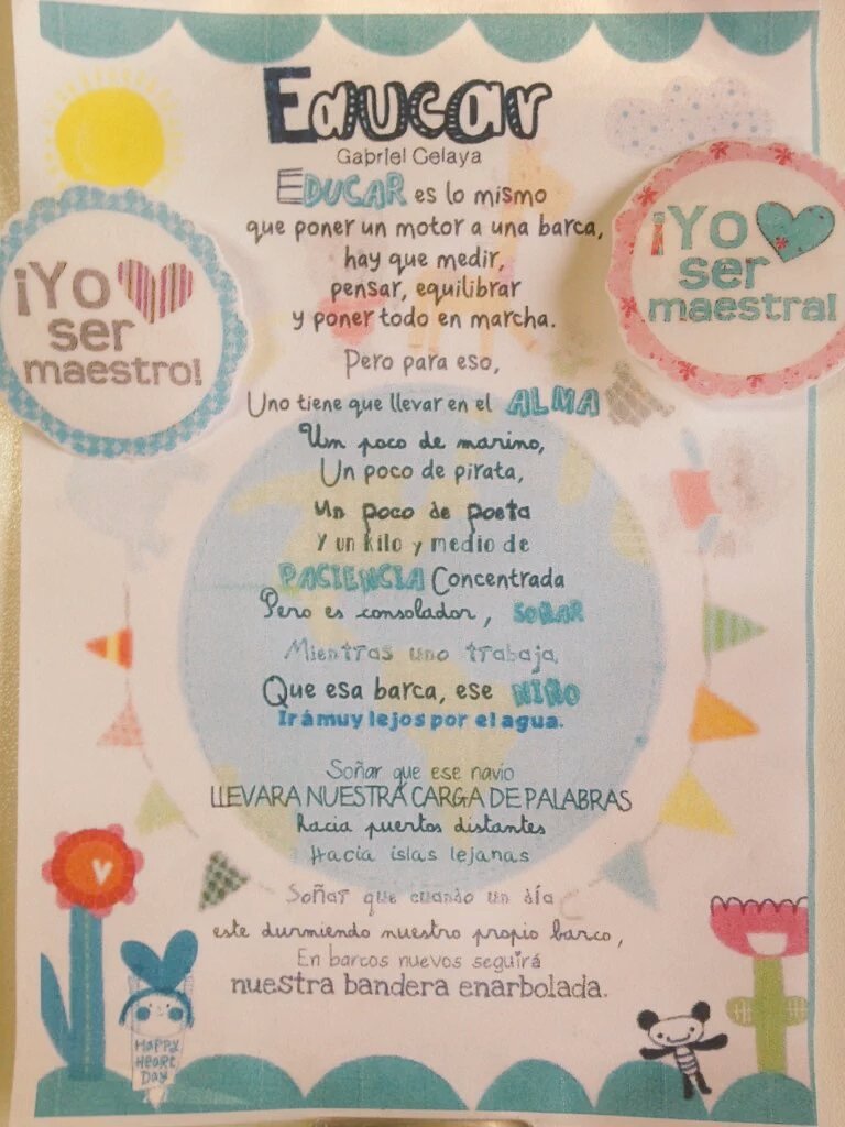 Hoy es nuestro día 😊😊 ¡Feliz día del maestro!