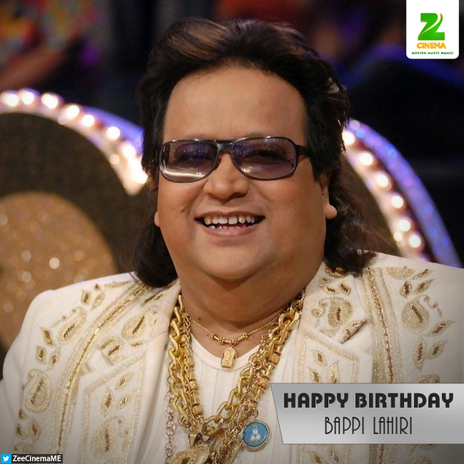 Wishing Bappi Lahiri a very Happy Birthday! 