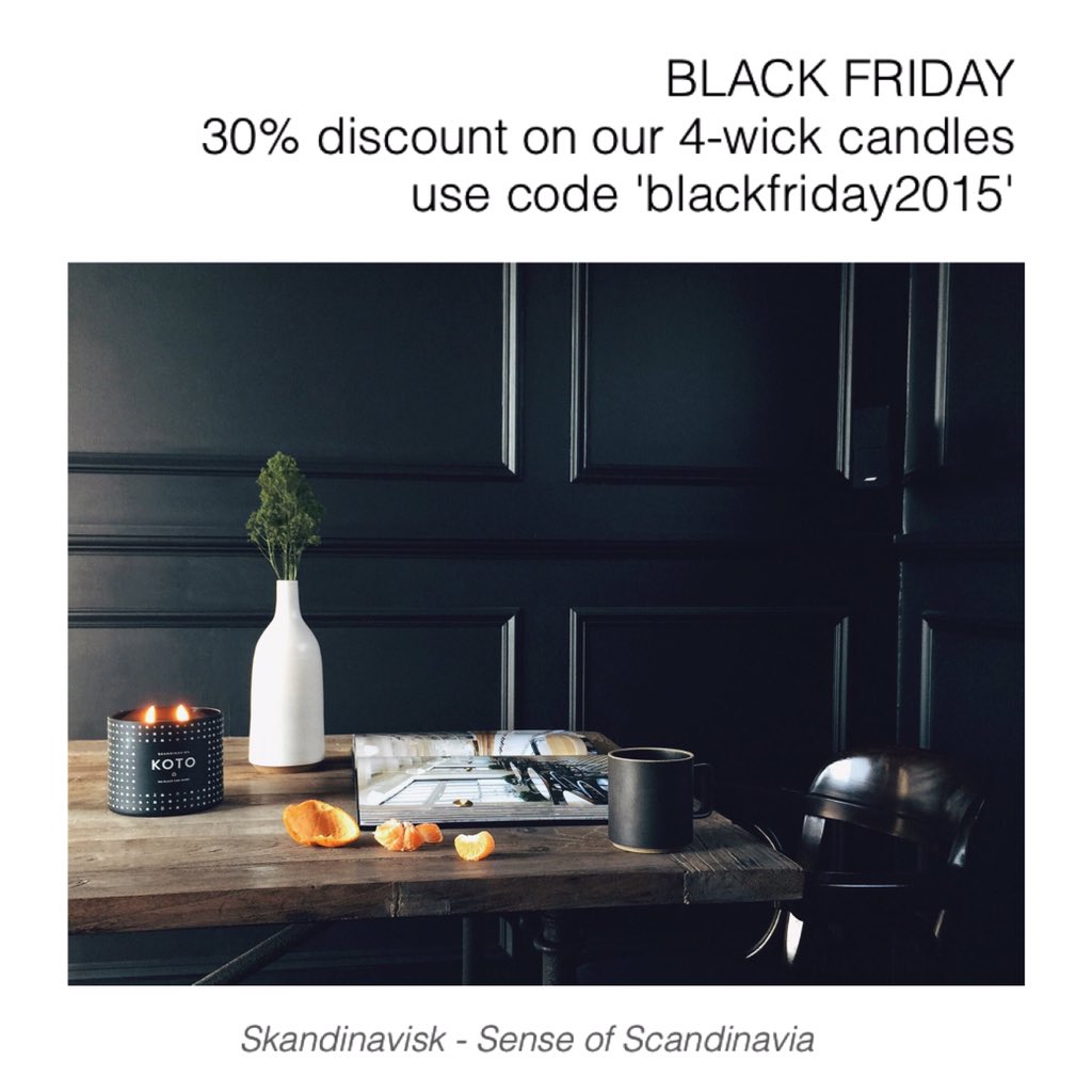 skandinaviskUK's tweet photo. 30% off on our beautiful vase candle
https://t.co/uWWTwJUJxp
Offer ends Sunday. #BlackFriday https://t.co/mqsabYcPIs