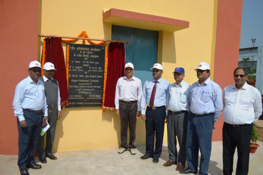 MCS_Workshop's tweet photo. GREEN INITIATIVES COMPLEX @MCS_Workshop inaugurated by GM/ECoR on 23/11 @RailMinIndia @sureshpprabhu @eastcoastrail https://t.co/gNoPtmlrIR
