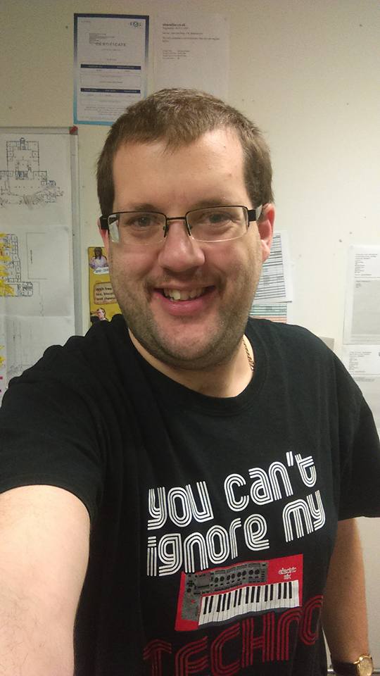 philiplickley's tweet photo. Here is me in my old band t-shirt for #tshirtday. Had to be @electric6 #TeamBradford #UBUP2 #YouCantIgnoreMyTechno https://t.co/lFmoz9Bzr9