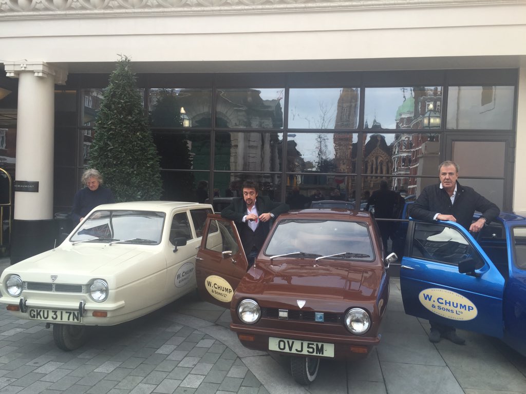 JeremyClarkson's tweet image. Proof we are spending the money on the screen; not on company cars.