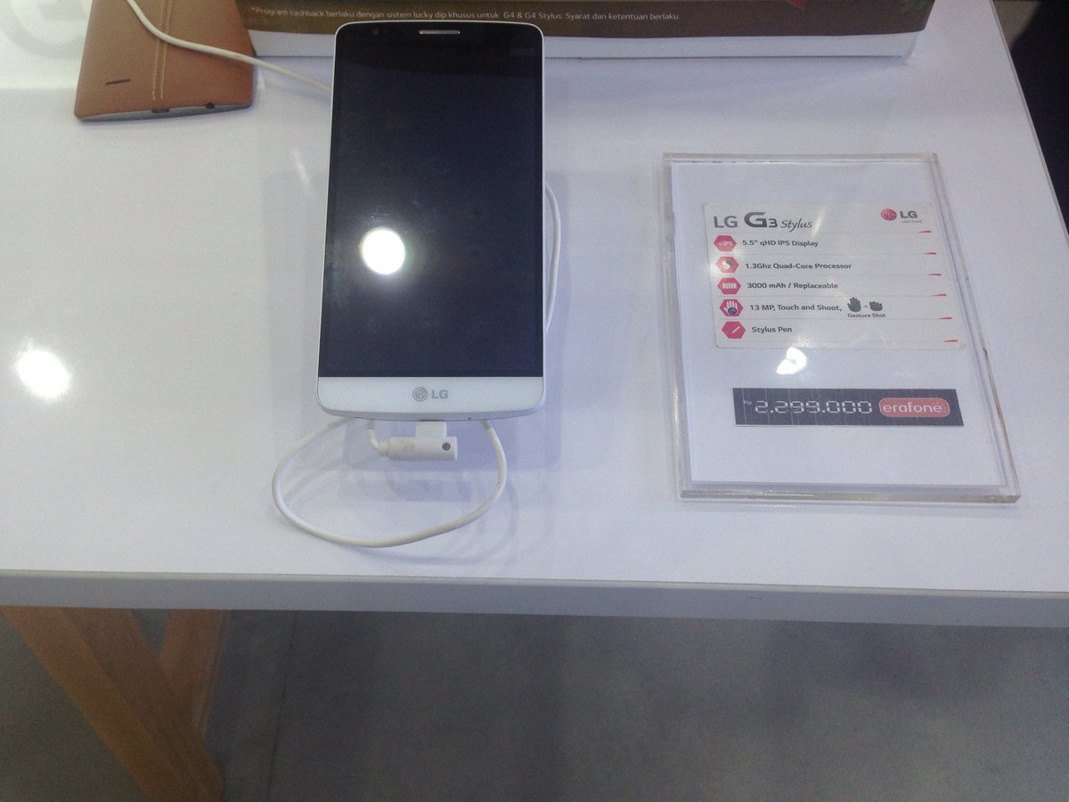 Erafoners! Sore ini di Megastore Erafone <a href="/malbekasi/">SummareconMallBekasi</a> akan ada lelang LG G3 Stylus. Merapat yuk kesini.
