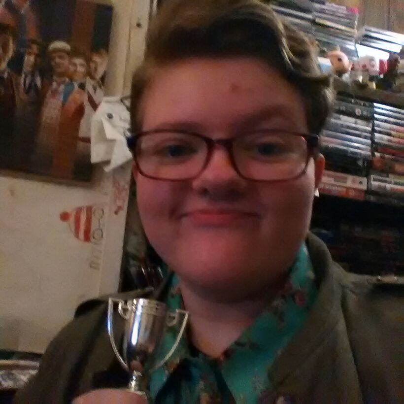 QuinnLeeP_'s tweet photo. My first award for best female director. 😁. #FemaleDirector #DirectorAward #Director #BFI https://t.co/CWP2nRFw9g