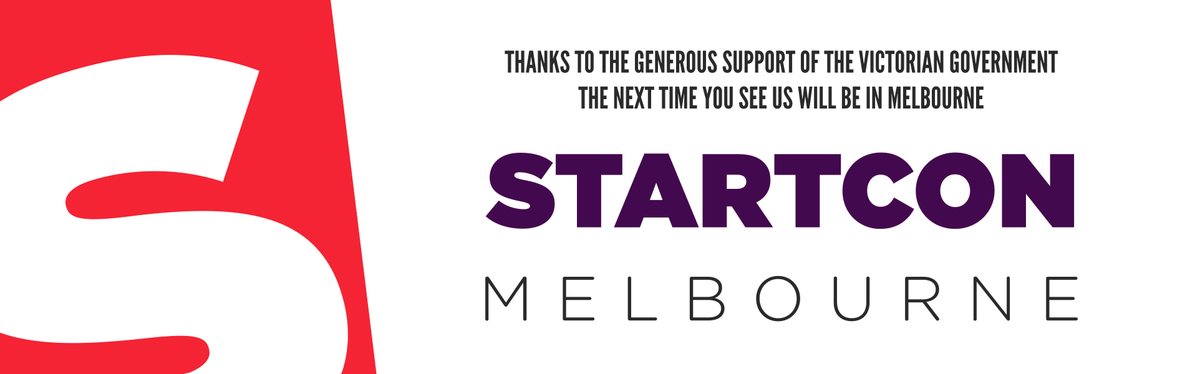 sydstart's tweet image. Find us @StartConHQ