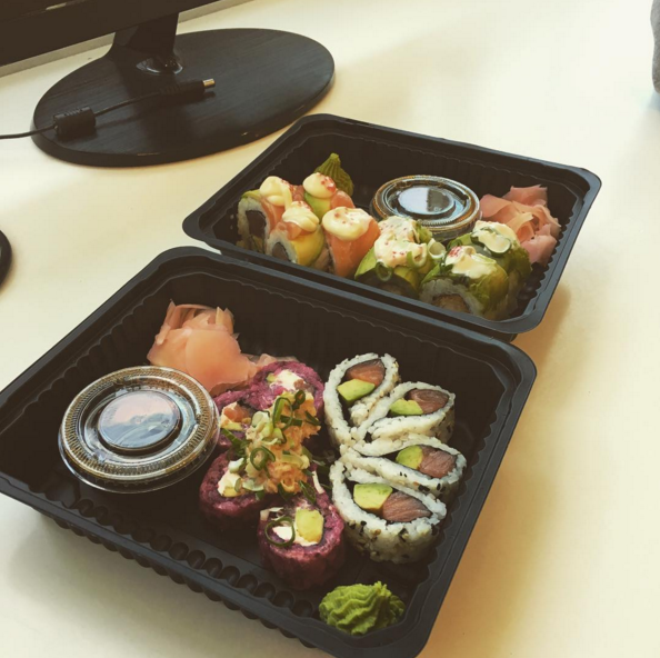Uber_RSA's tweet photo. #CapeTown, it's #UberLUNCH time. Request delicious @ActiveSushi on-demand now :) Great photo from @afairweather. https://t.co/1kw4D5JEVj