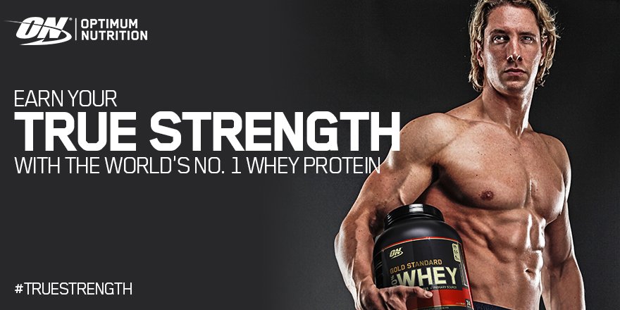 Earn your #TrueStrength with a tub of our #GoldStandard Whey. RT &amp; Follow to be in with a chance to win a tub!