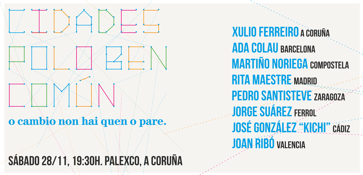 mareatlantica's tweet photo. Desde os gobernos, desde a rebeldía, vémonos mañá na Coruña. Ás sete e media no Palexco! #CidadesRebeldes https://t.co/5PrIRkGuuH